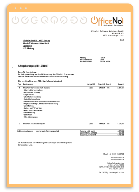 ERP Auftrag